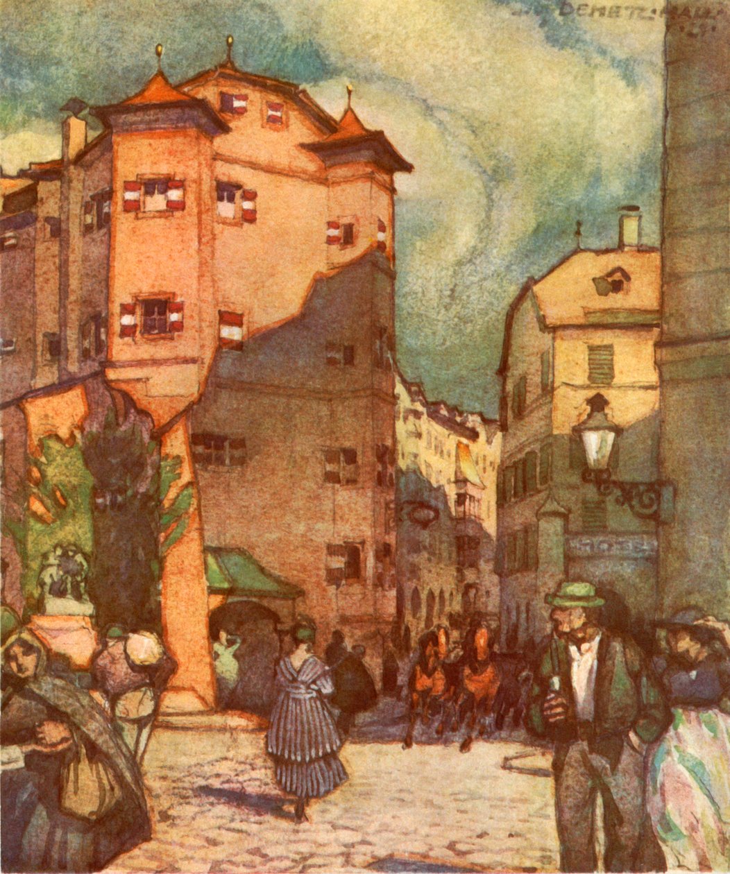 Die Ottoburg, The Ottoburg, c1929. av Unbekannt