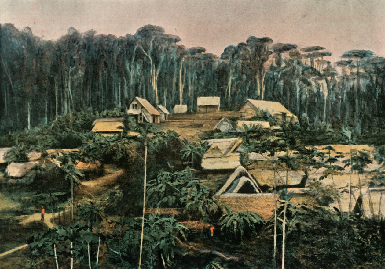 Takk Gud. Cantonment of Gold Seekers, Merci Dieu, Gold Mine, 1900. av Unbekannt