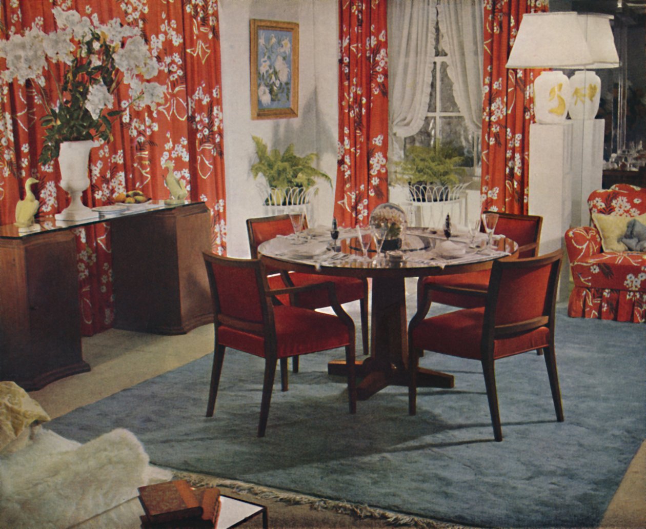 Spisestue designet av Hayes Marshall, 1939 av Unbekannt