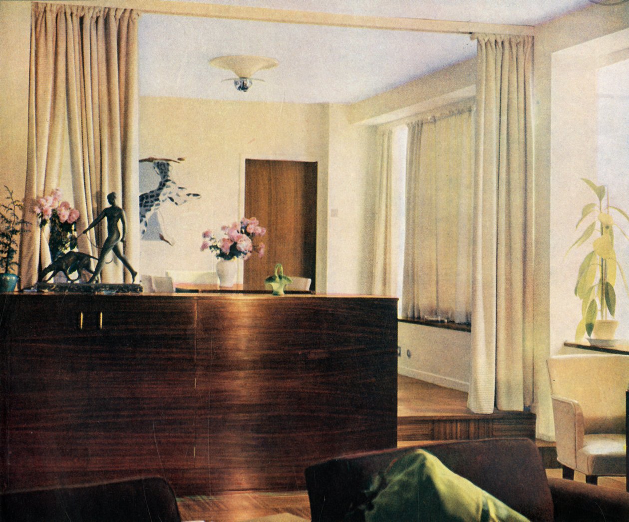 Spisealkove i stuen på Sun House, Hampstead, London, 1937. av Unbekannt