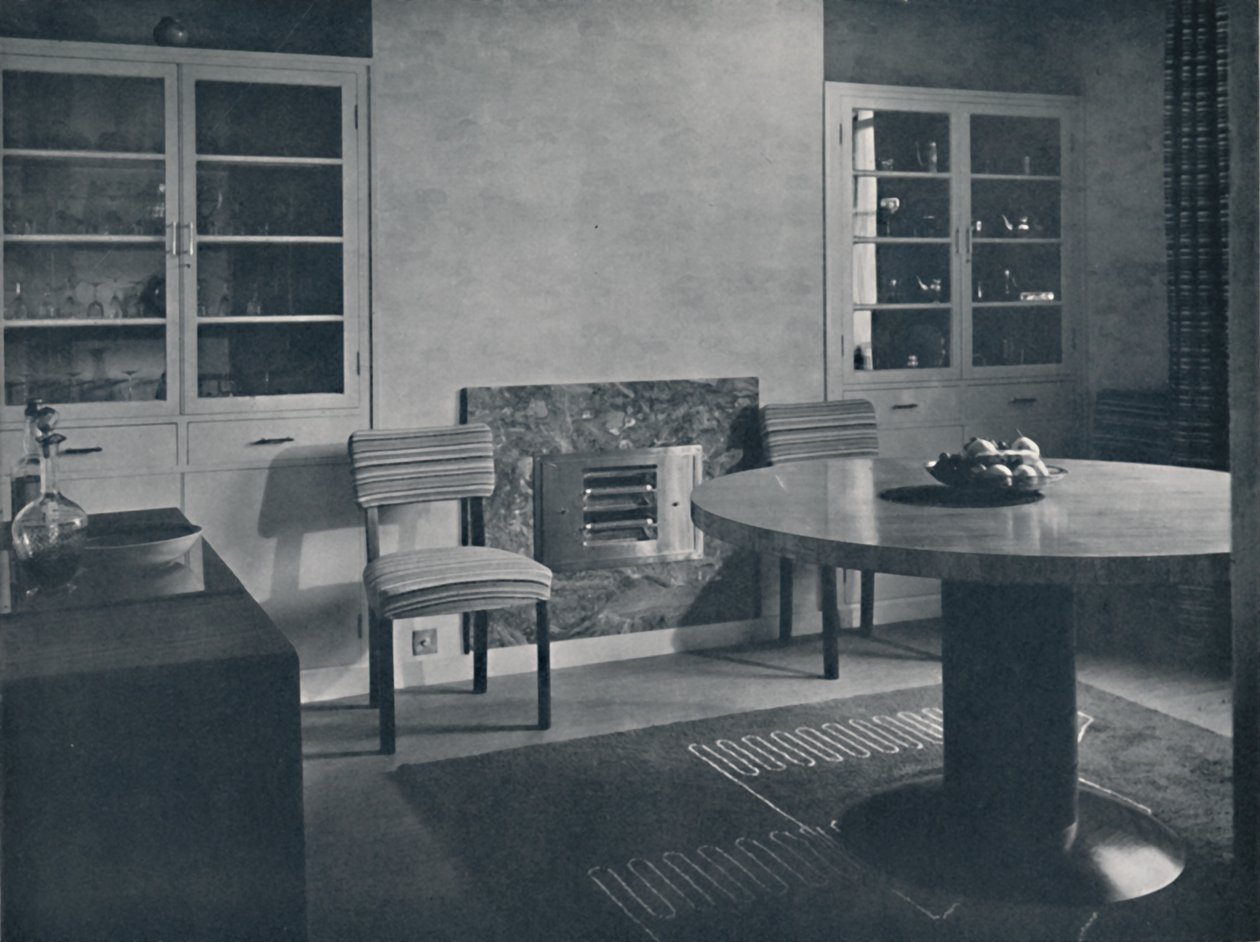 Spisestue for et hus i Highgate Village, London, 1936 av Unbekannt