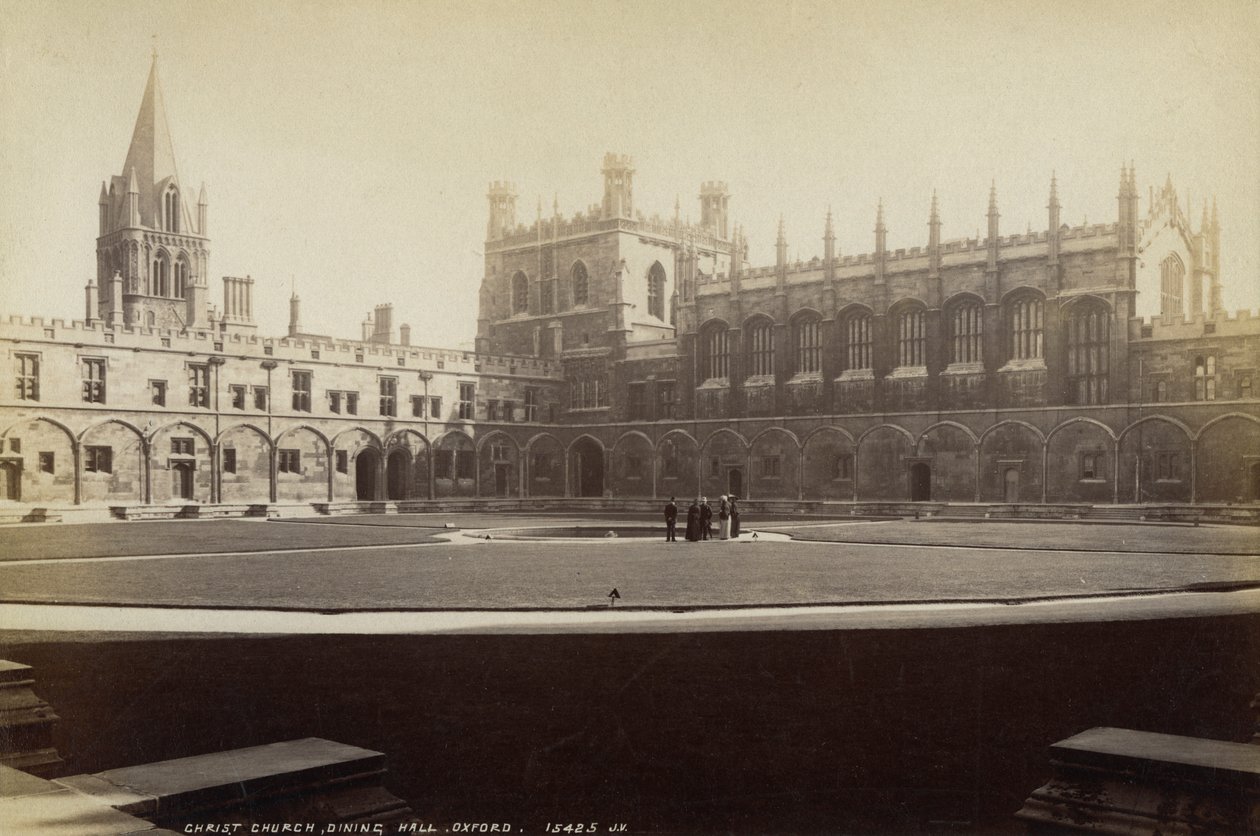Spisesal, Christ Church College, Oxford, Oxfordshire, sent på 1800- eller begynnelsen av 1900-tallet av Unbekannt