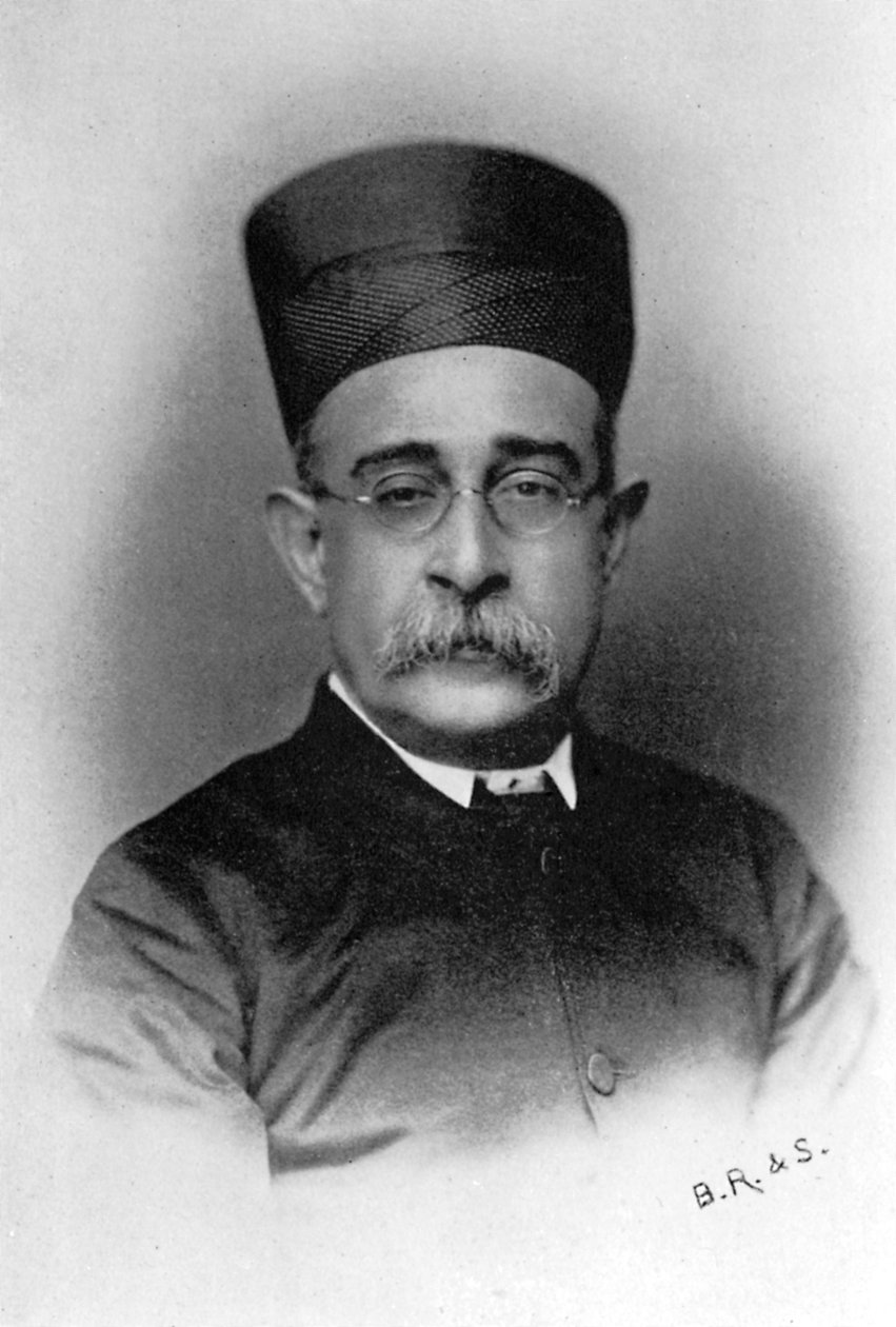 Dinshaw Edulji Wacha , Parsi indisk politiker, 1902-1903 av Unbekannt