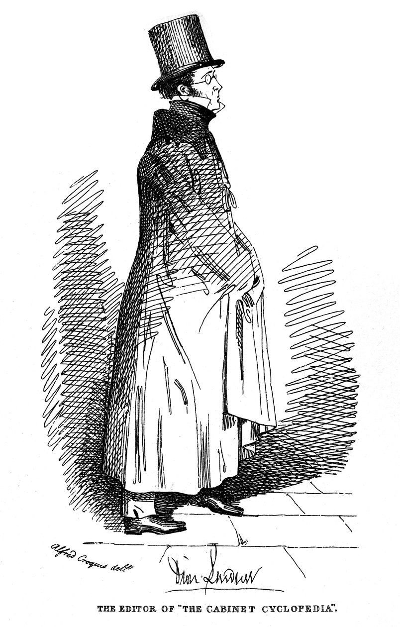Dionysius Lardner , irskfødt vitenskapelig forfatter, 1835 av Unbekannt
