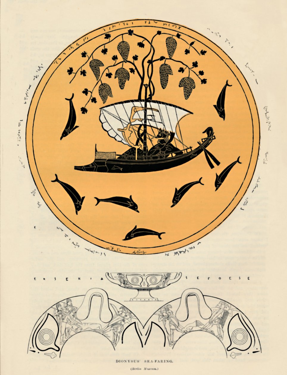 Dionysus Sea-faring, Berlin Museum, 1886 av Unbekannt