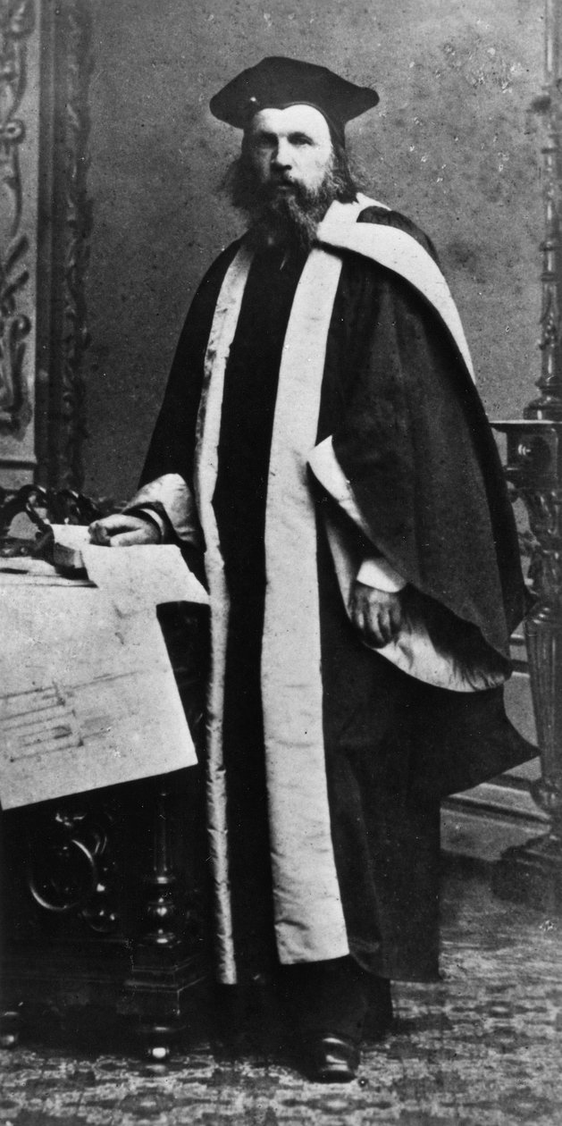 Dmitri Ivanovich Mendeleev, russisk kjemiker, fra 1860-tallet av Unbekannt