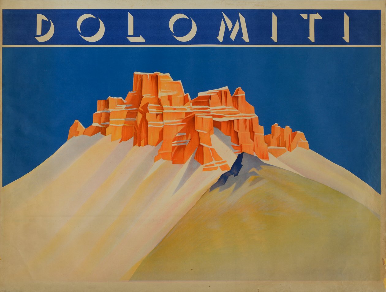 Dolomiti, 1910-1920-tallet. av Unbekannt