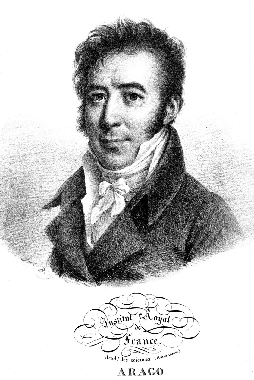 Dominique Francois Jean Arago 1786-1853, fransk astronom, fysiker og politiker av Unbekannt