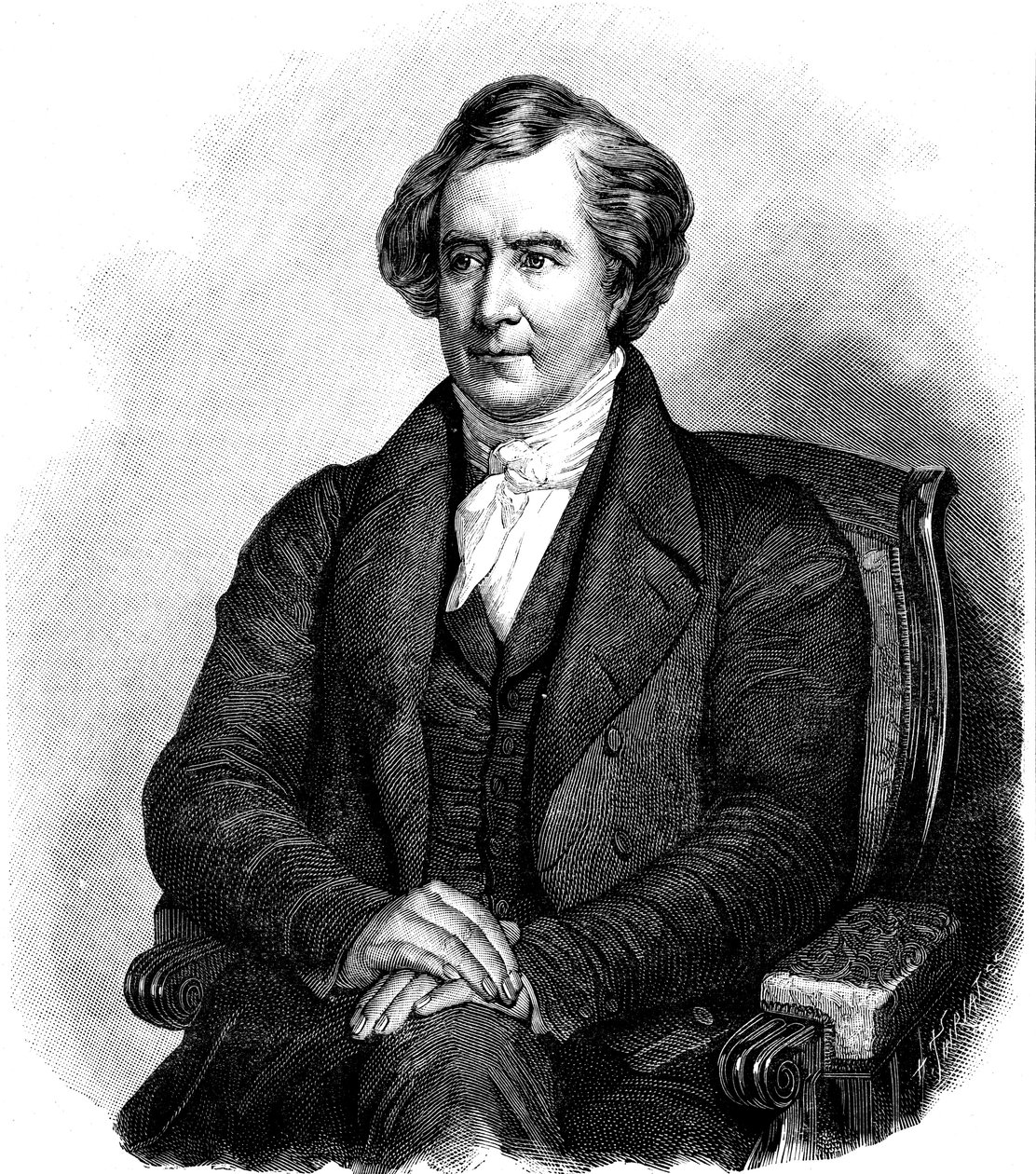 Dominique Francois Jean Arago 1786-1853, fransk astronom, fysiker og politiker av Unbekannt