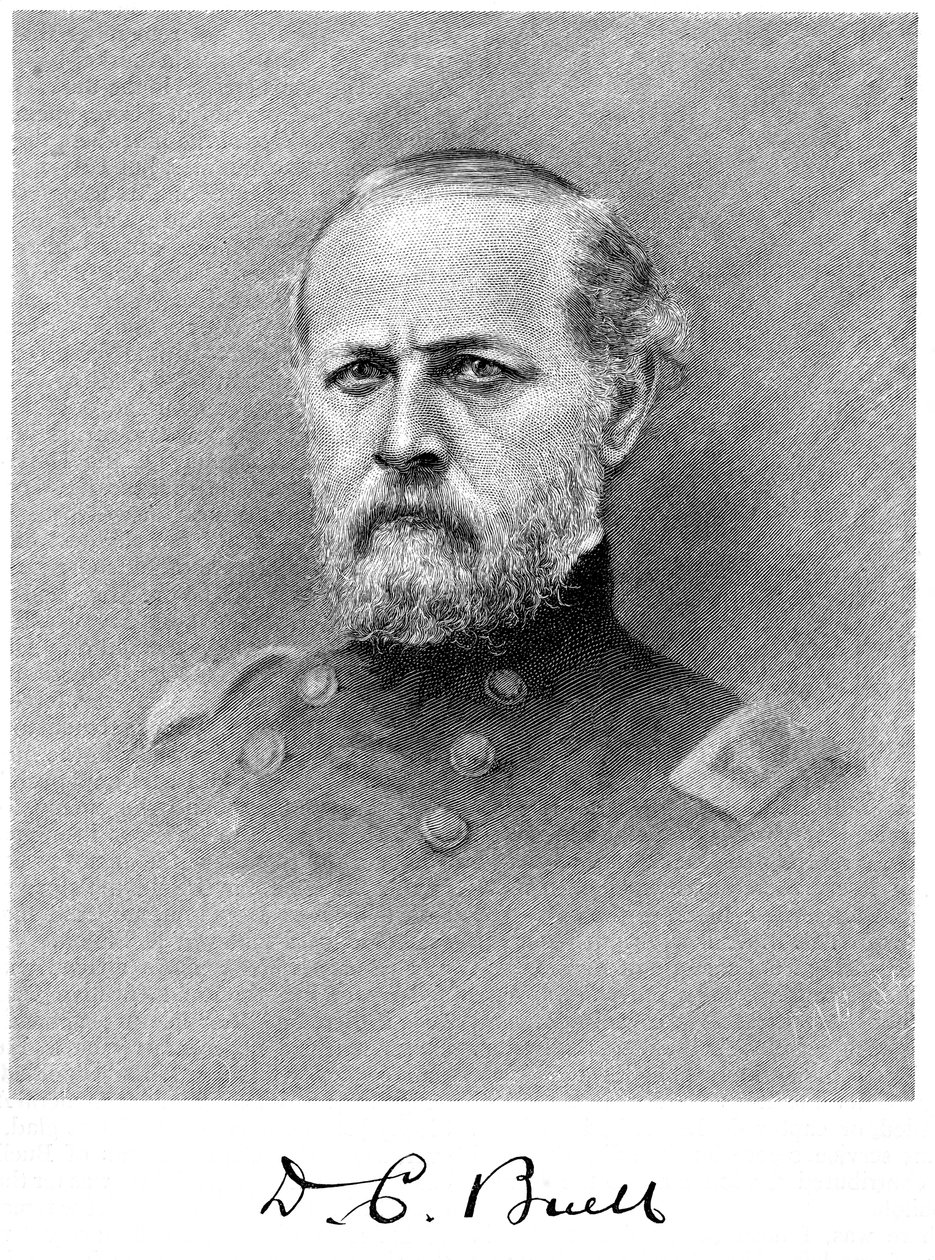 Don Carlos Buell , amerikansk soldat av Unbekannt