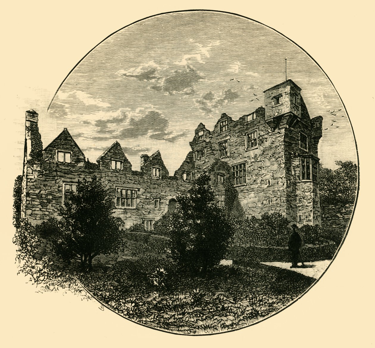 Donegal slott, 1898. av Unbekannt