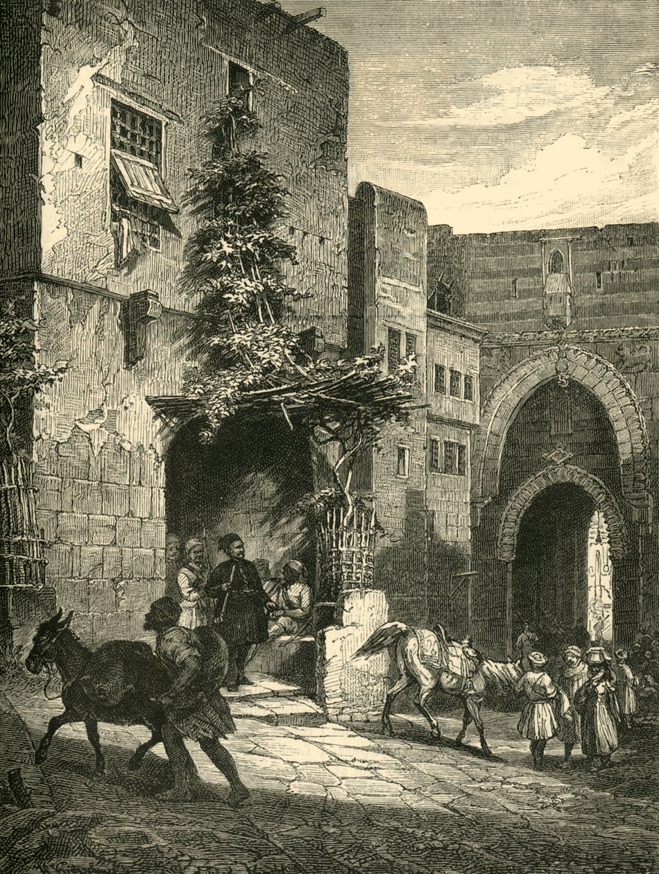 Mamelukenes dør, Citadellet, Kairo, 1890. av Unbekannt