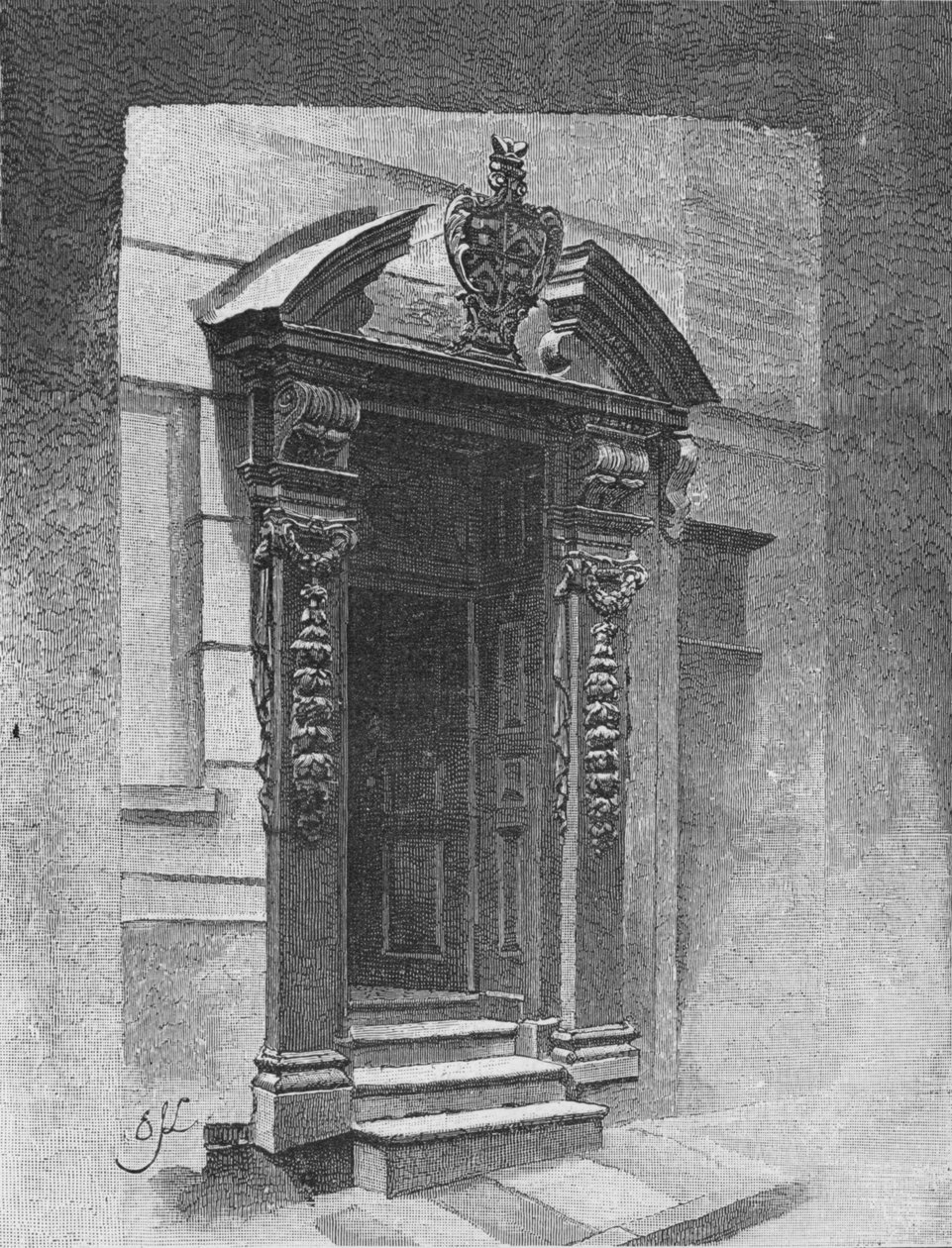 Døråpning, Painter Stainers Hall, 1890 av Unbekannt