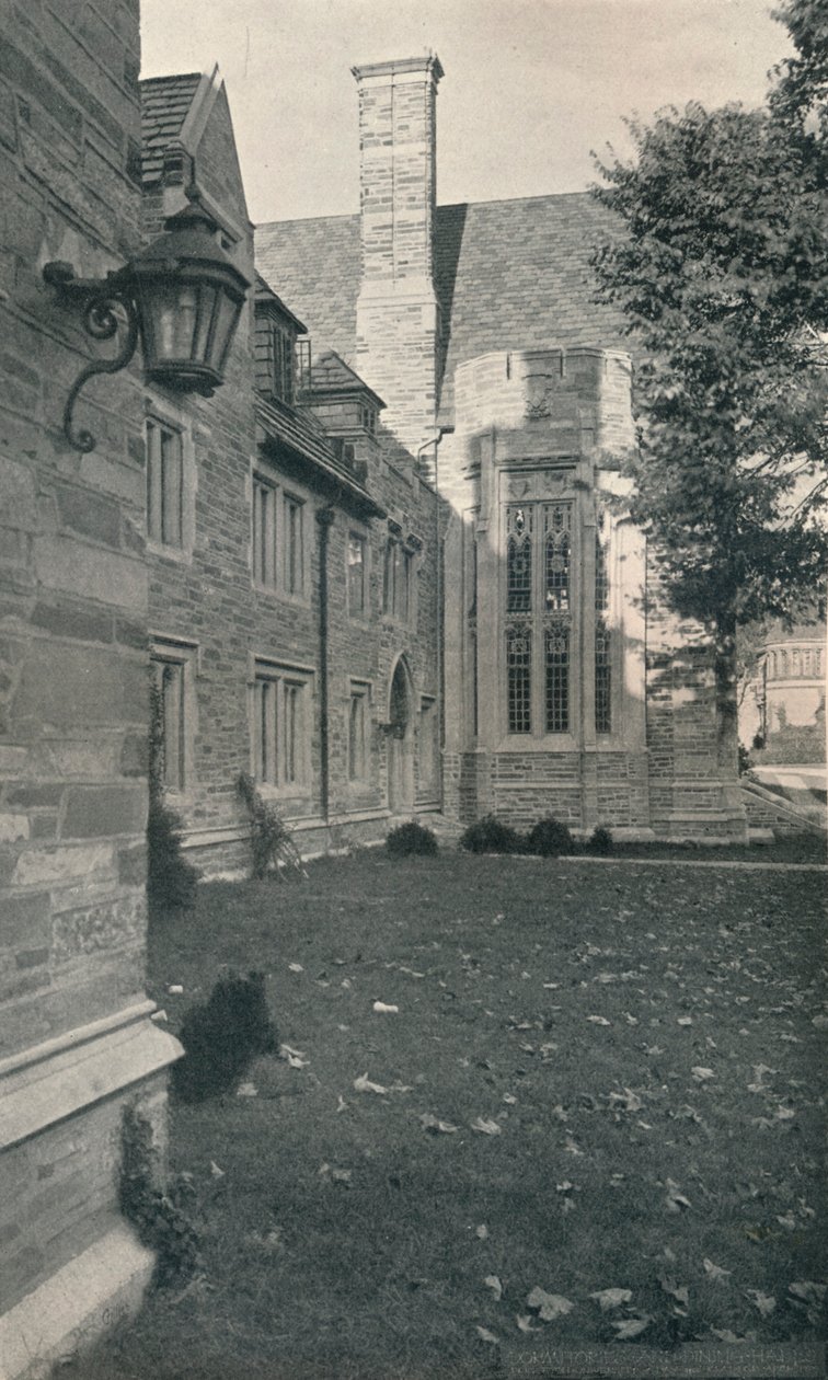 Sovesal og spisesal. Princeton University, New Jersey, c1922 av Unbekannt