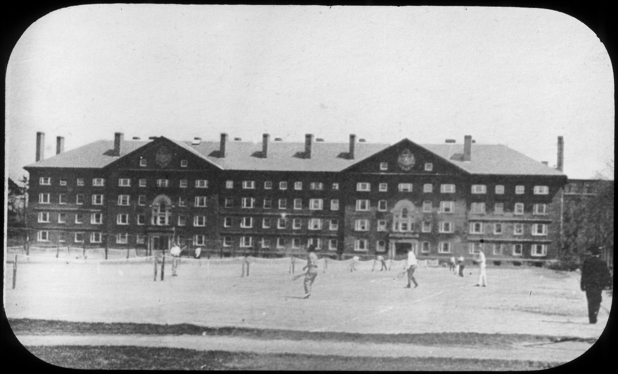 Dormitory Building, Harvard University, Massachusetts, USA, slutten av 1800- eller begynnelsen av 1900-tallet av Unbekannt