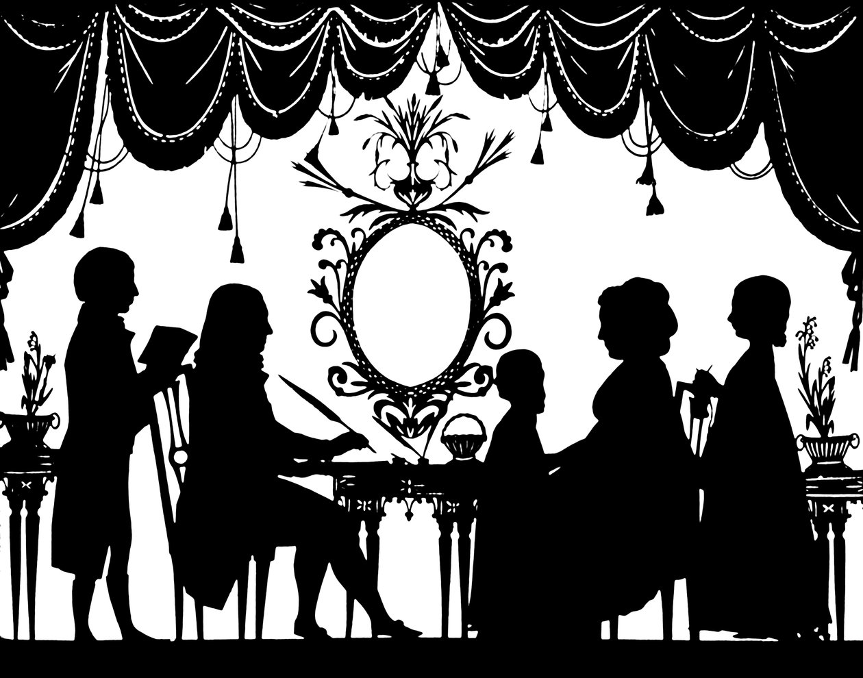 Dr Charles Burneys familie, 1912 av Unbekannt