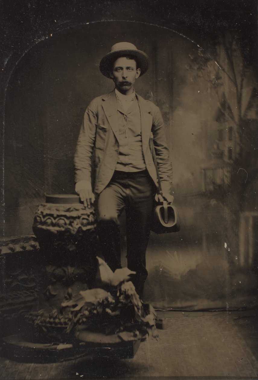 Dr. JA Marshall, lege og kirurg, Williamsburg, Indiana, ca. 1865. av Unbekannt