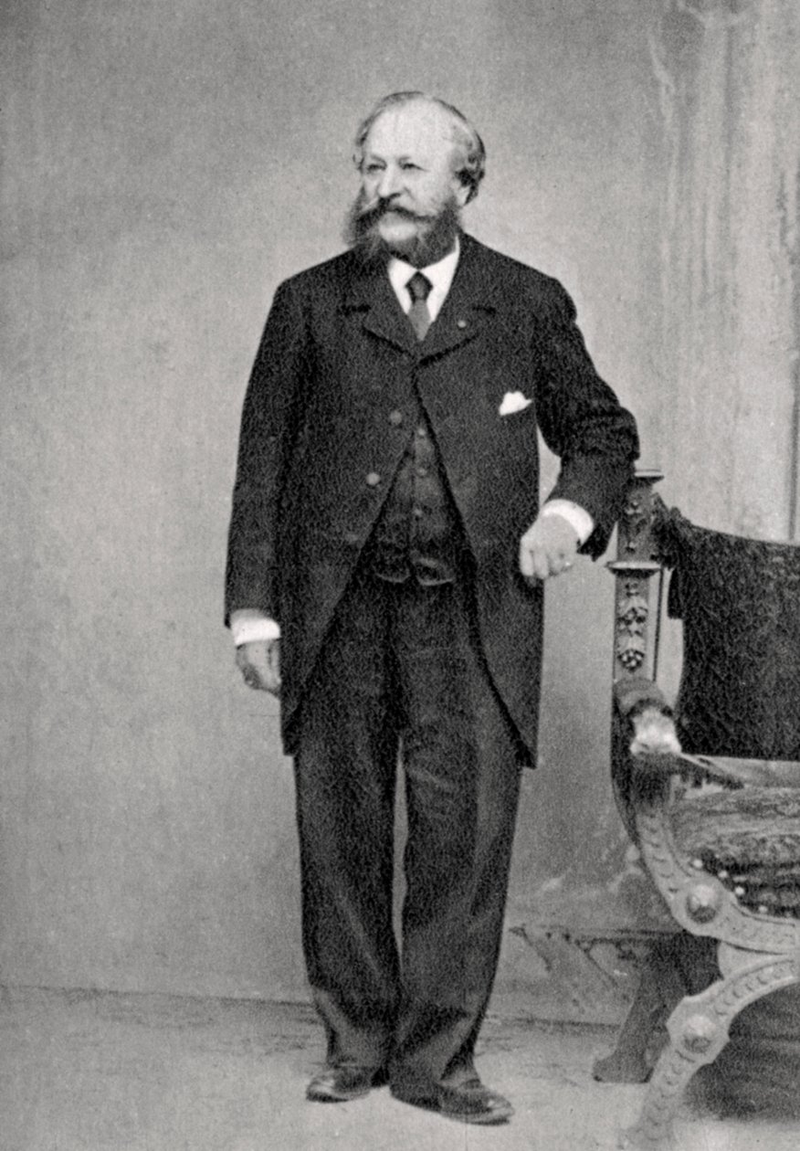 Dr TW Evans, amerikansk tannlege og biograf over Napoleon III, 1800-tallet av Unbekannt
