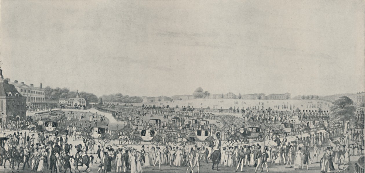 Drawing-Room Day, Buckingham Palace, 1822, 1920 av Unbekannt