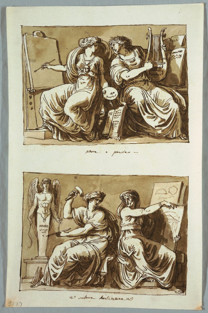 Tegning (Italia) av Unbekannt