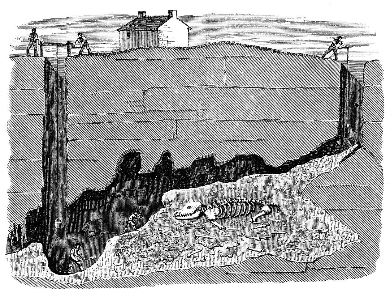 Dream Lead Mine, nær Wirksworth, Derbyshire, 1881 av Unbekannt