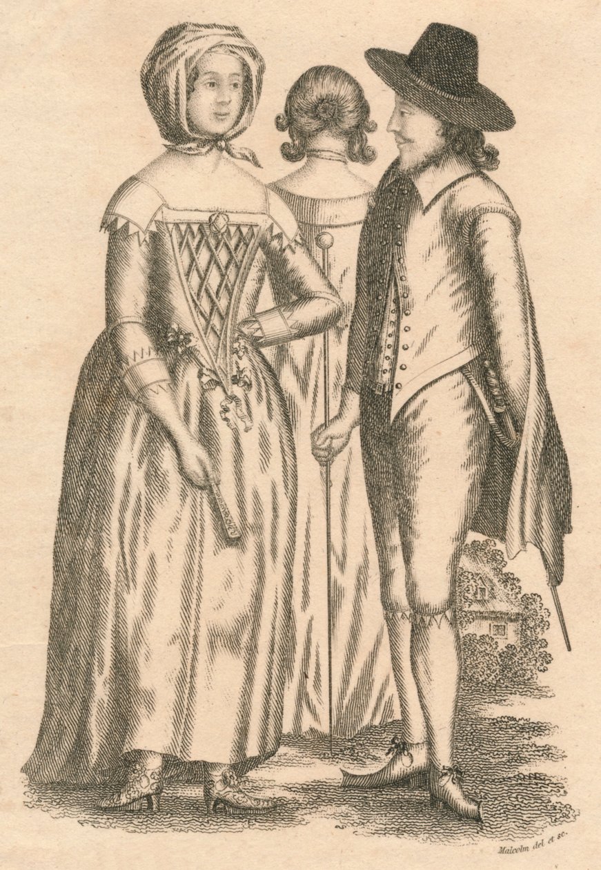 Kjole Reign of Charles I, and Interregnum, 1810 av Unbekannt