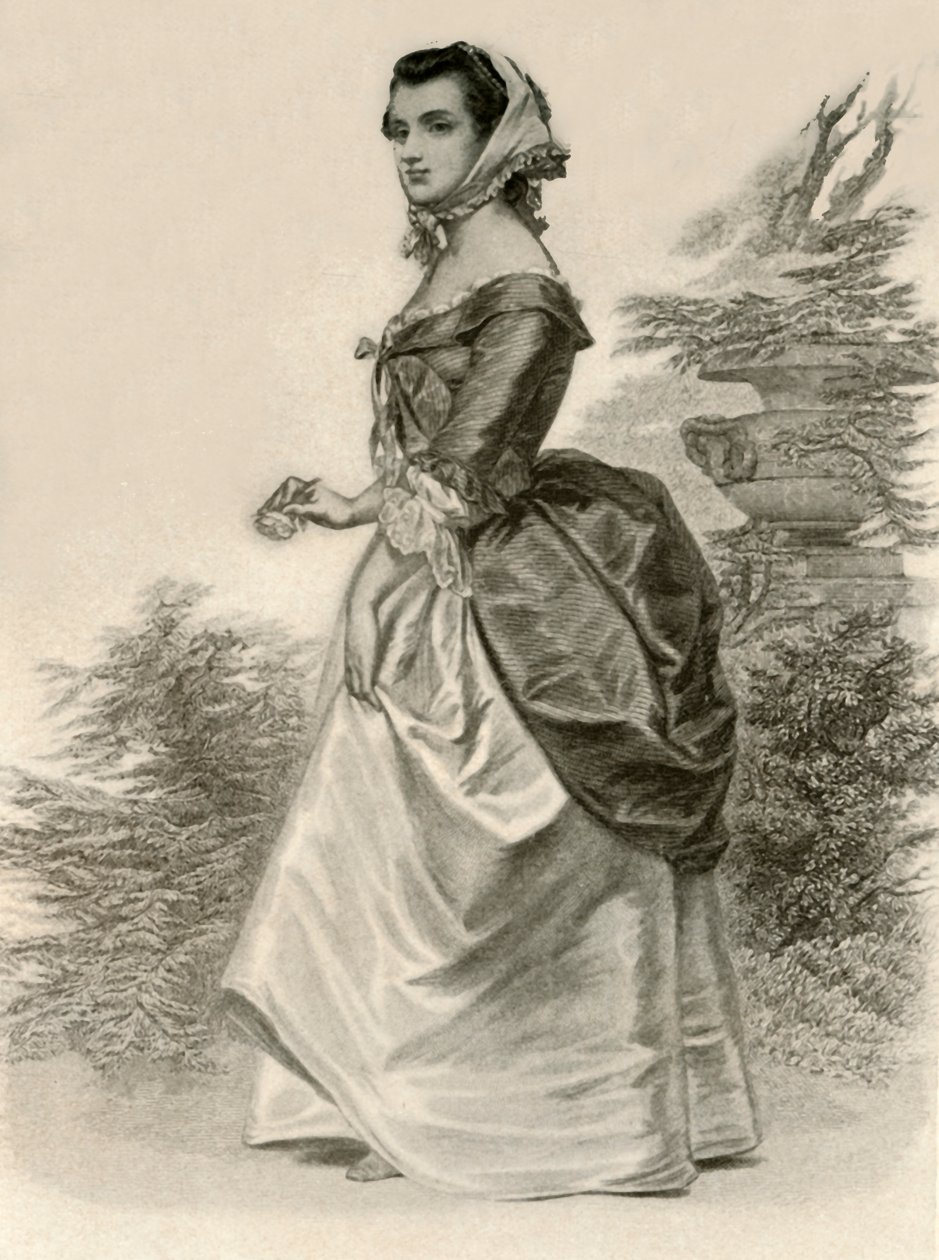Kjole til en ung dame fra Virginia, c1775, 1937. av Unbekannt