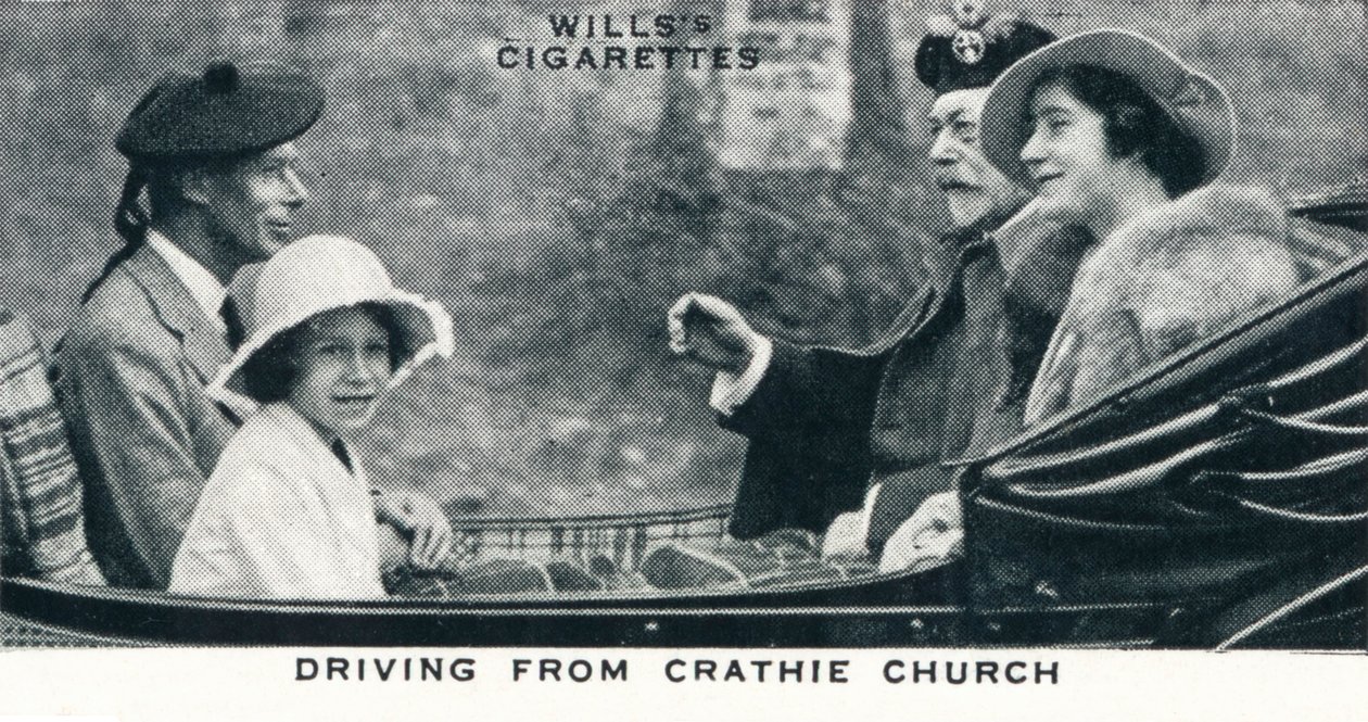 Kjører fra Crathie Church, 1935 1937 av Unbekannt