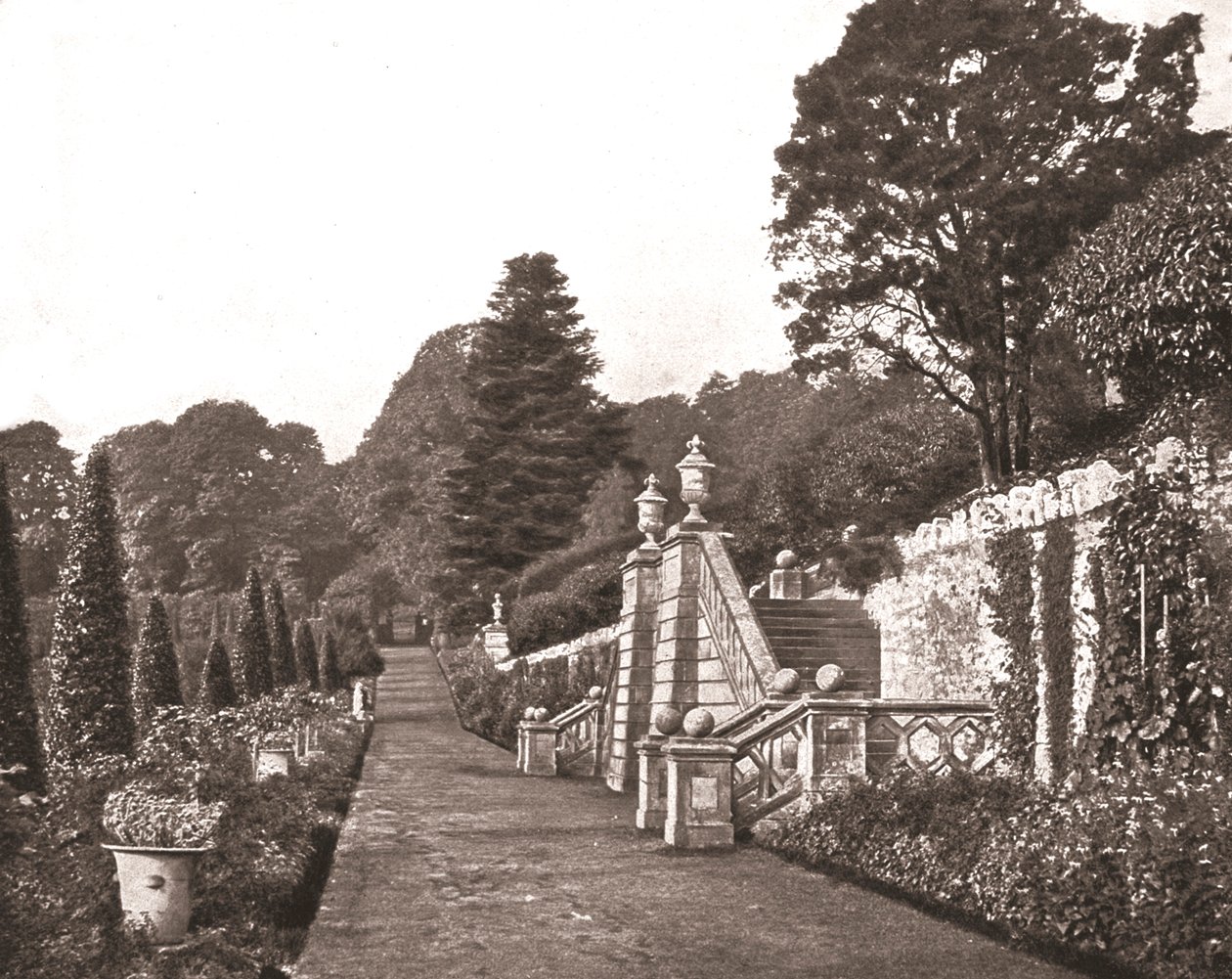 Drummond Castle Gardens, Perthshire, Skottland, 1894. av Unbekannt