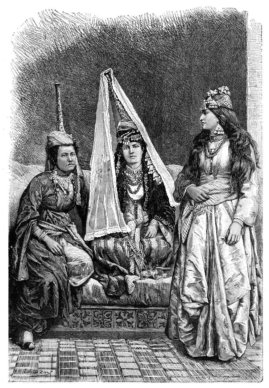 Druze prinsesse og dame av Libanon, 1895 av Unbekannt