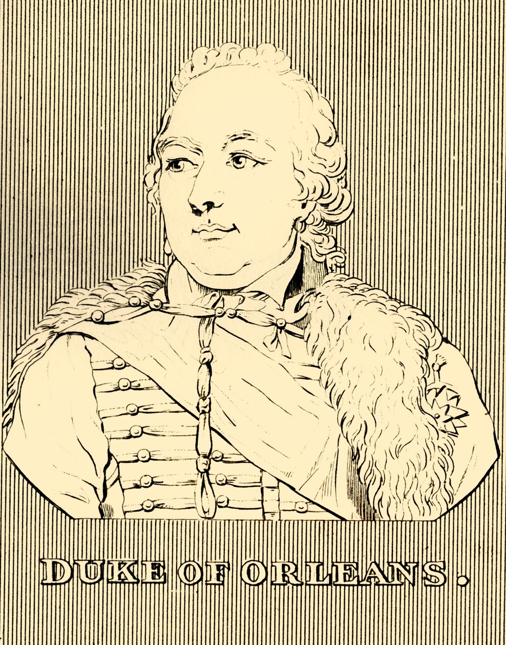 Hertugen av Orleans, 1747-1793, 1830. av Unbekannt