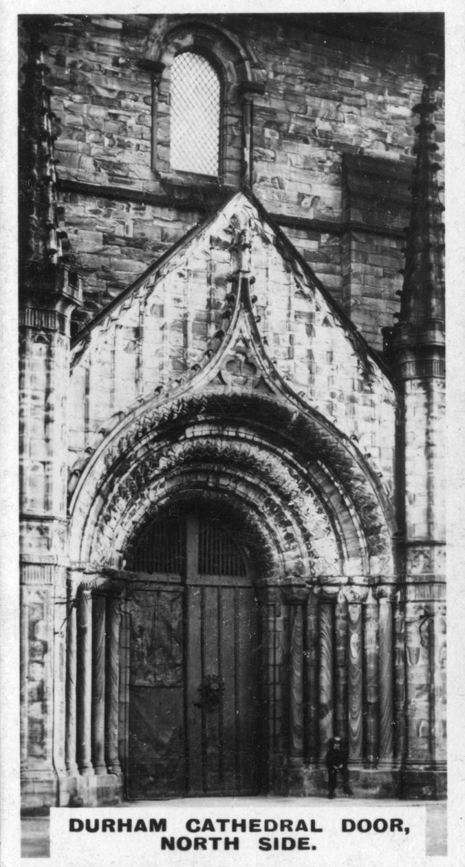 Durham Cathedral-dør, nordsiden, c1920-tallet av Unbekannt