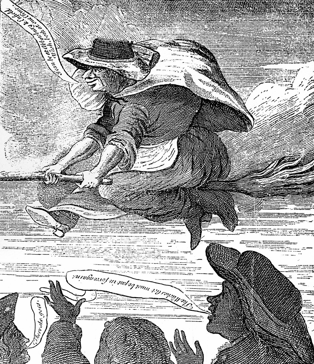 E Canning stadfestet eller Mr S-sy Gypsies Flight til Enfield Wash, c1753 av Unbekannt