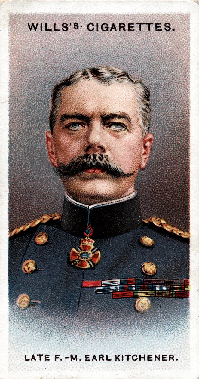 Earl Kitchener fra Khartoum , irskfødt britisk soldat og statsmann, ca 1900-tallet, 1917 av Unbekannt