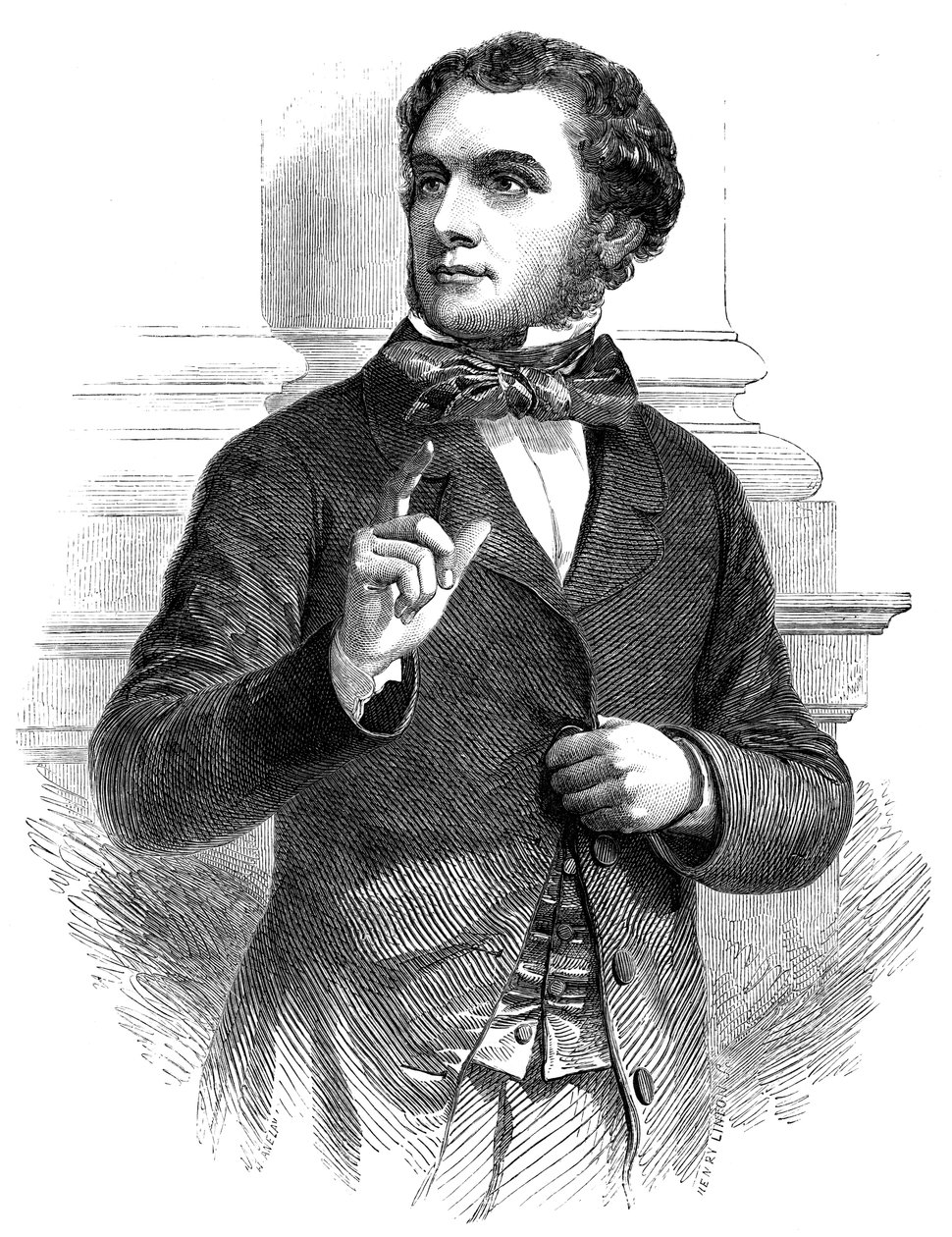 Tidlig portrett av Mr Gladstone, 1800-tallet av Unbekannt