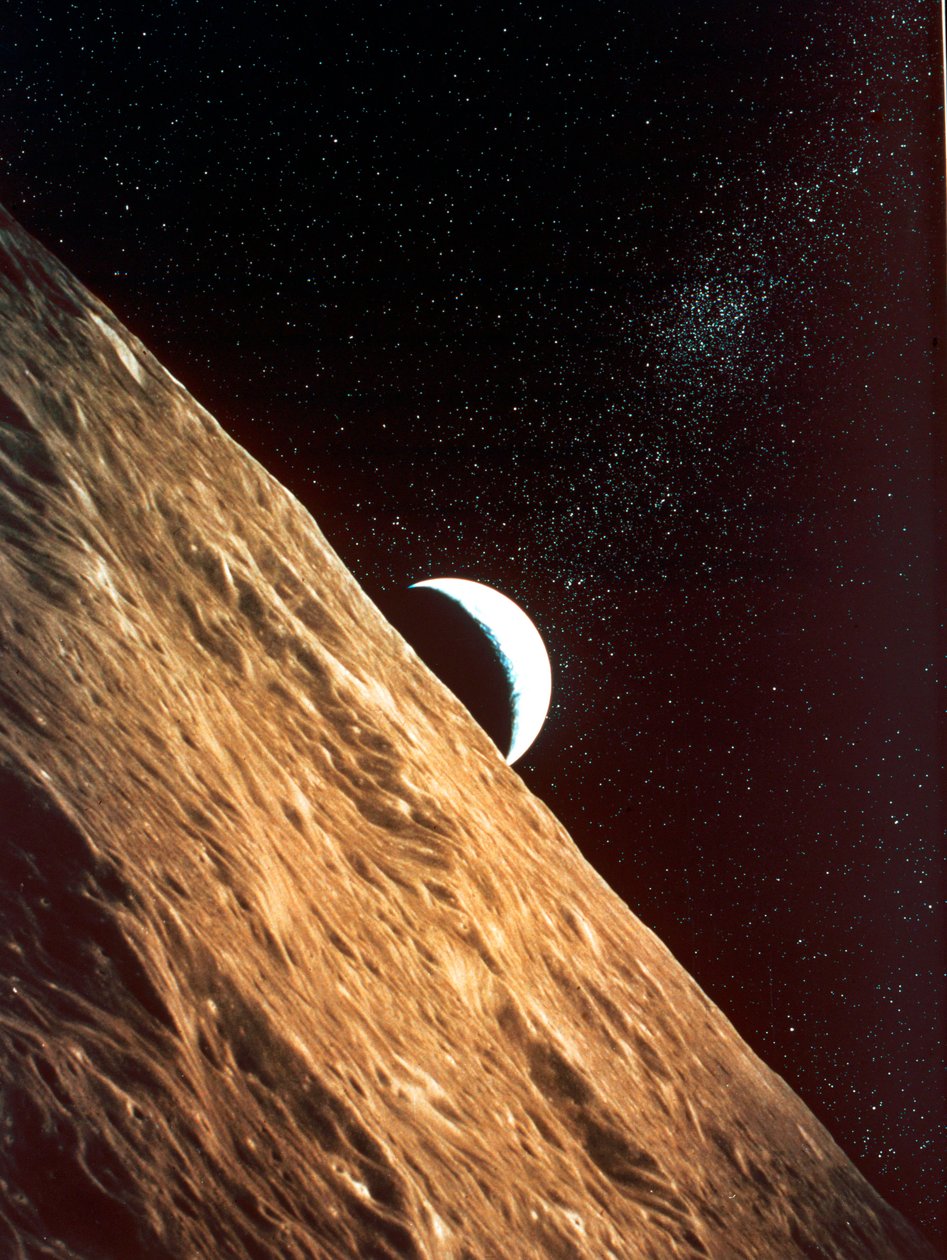 Jordoppgang sett fra månens overflate, Apollo Mission, 1969 av Unbekannt