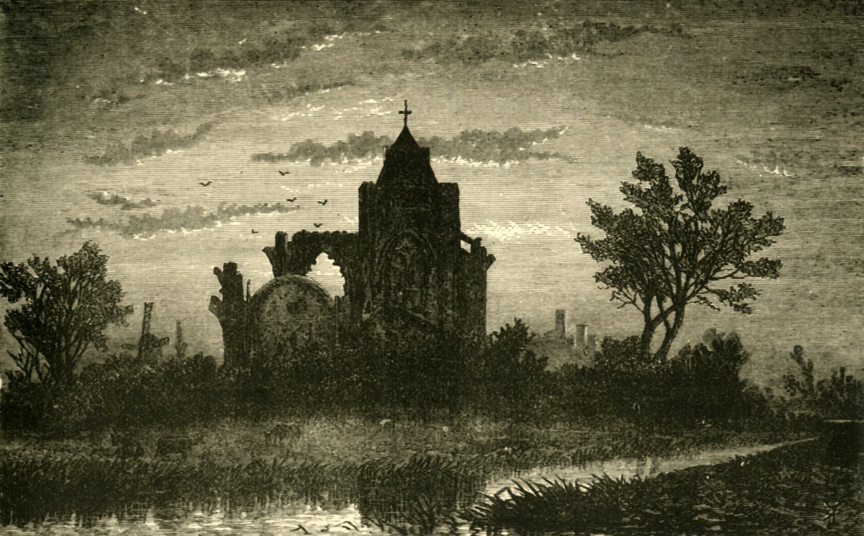 East End of Crowland Abbey, 1898. av Unbekannt
