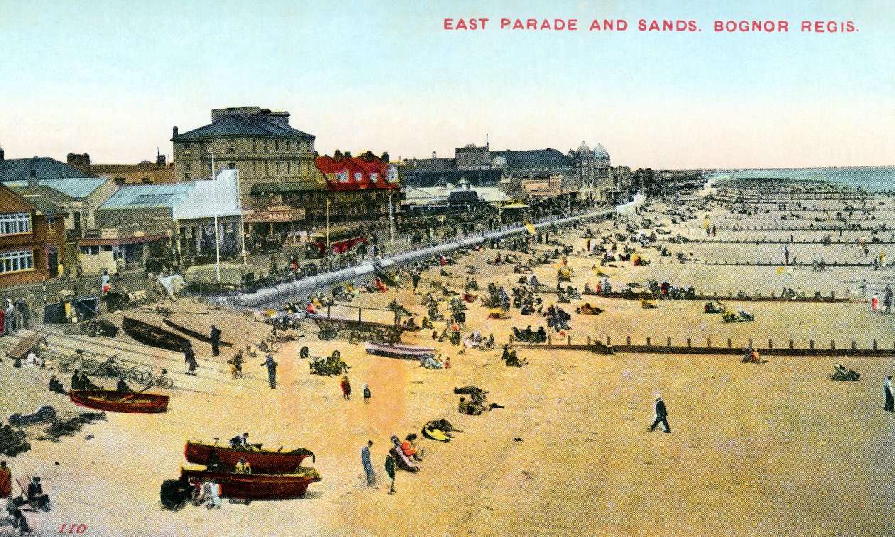 East Parade and Sands, Bognor Regis, West Sussex, 1950 av Unbekannt