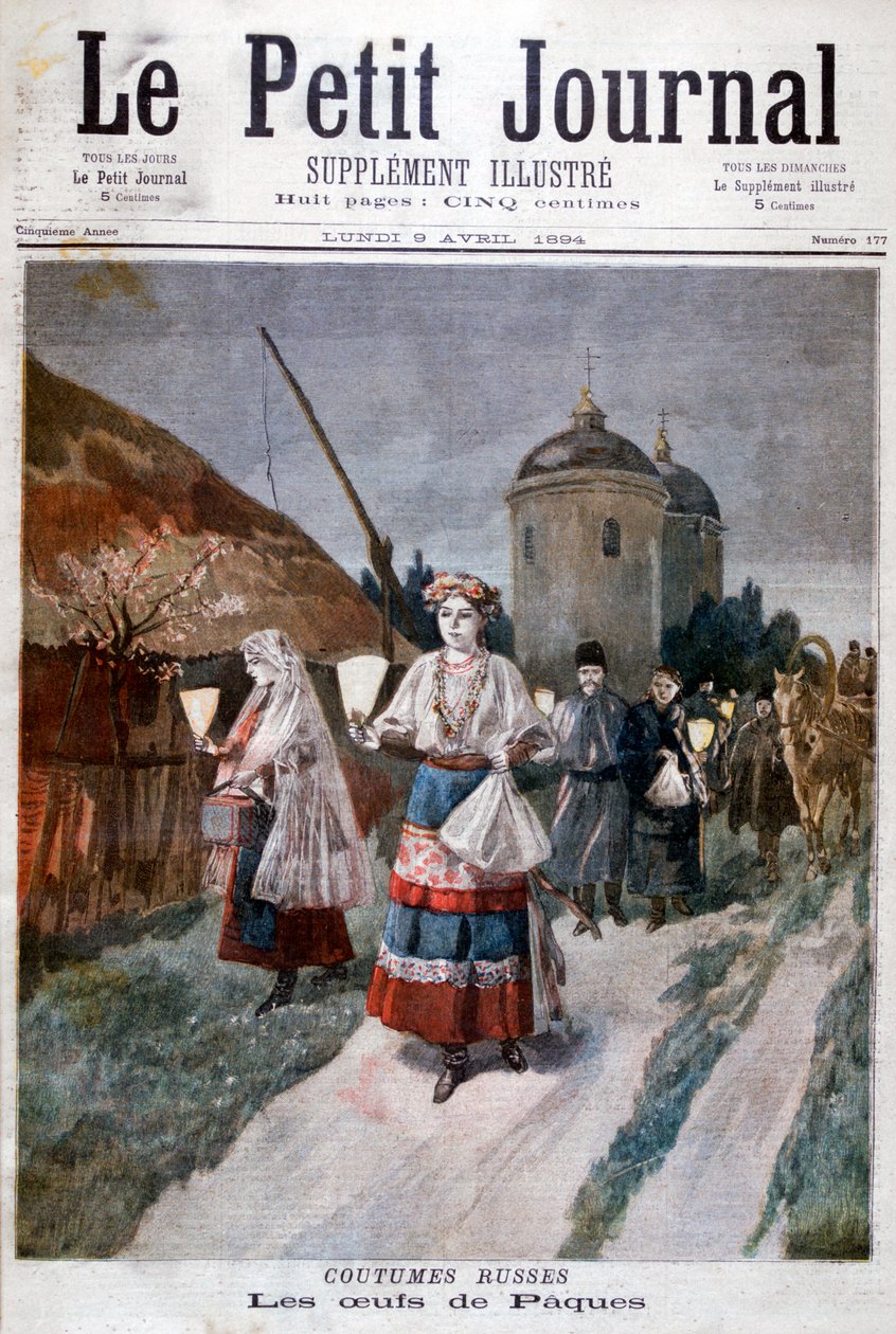 Påske i Russland, 1894 av Unbekannt