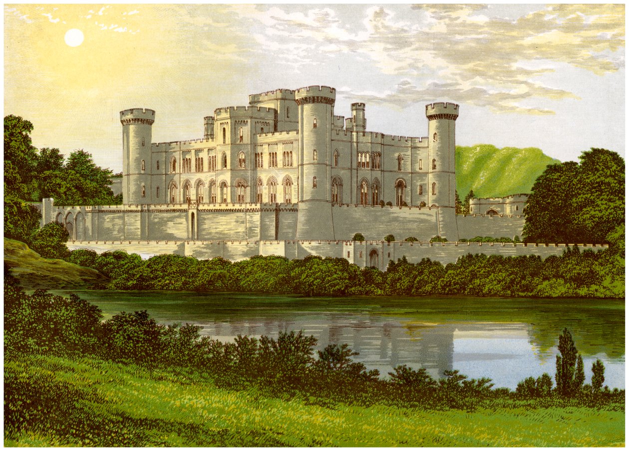 Eastnor Castle, Herefordshire, hjemmet til Earl Somers, c1880 av Unbekannt