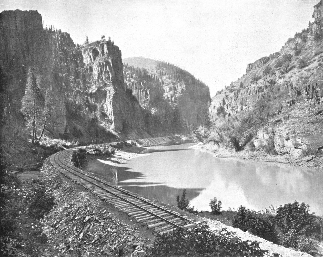Echo Cliffs, Canyon of the Grand River, Colorado, USA, c1900. av Unbekannt