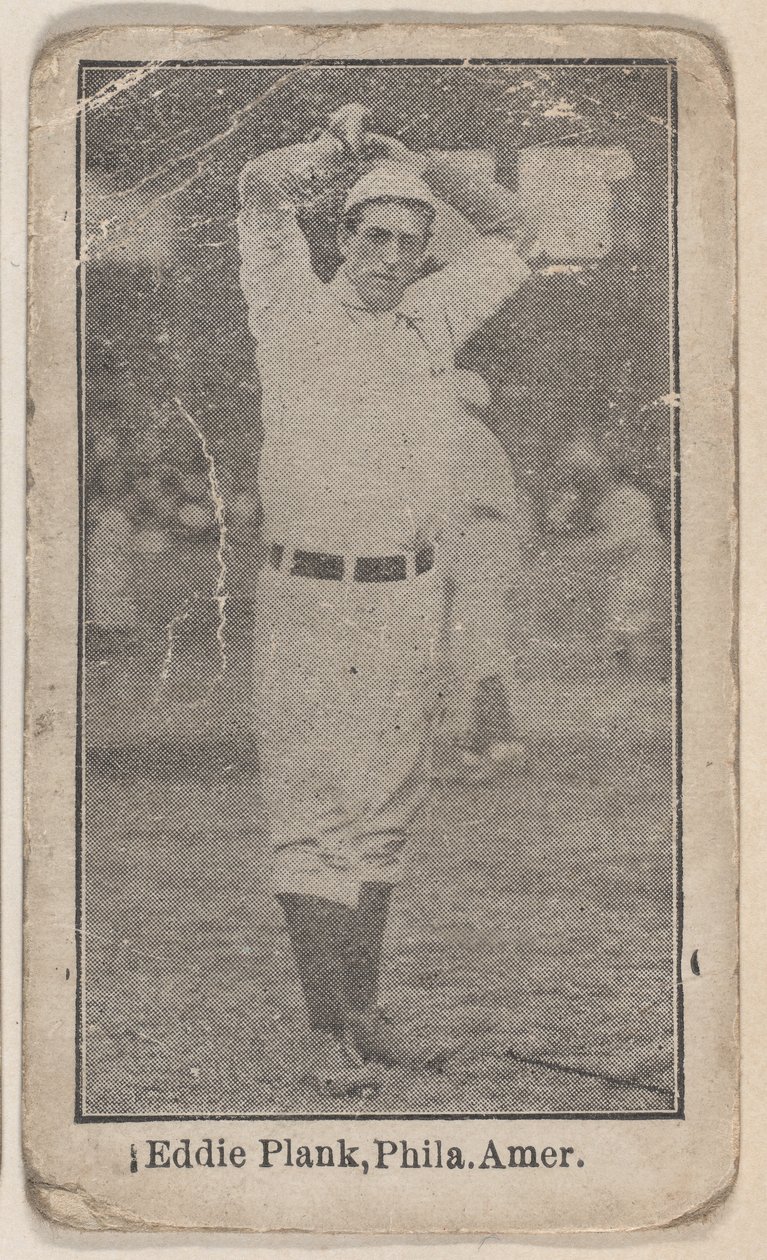 Eddie Plank, Philadelphia, American League, fra baseballspillersettet W500, ca. 1915. av Unbekannt