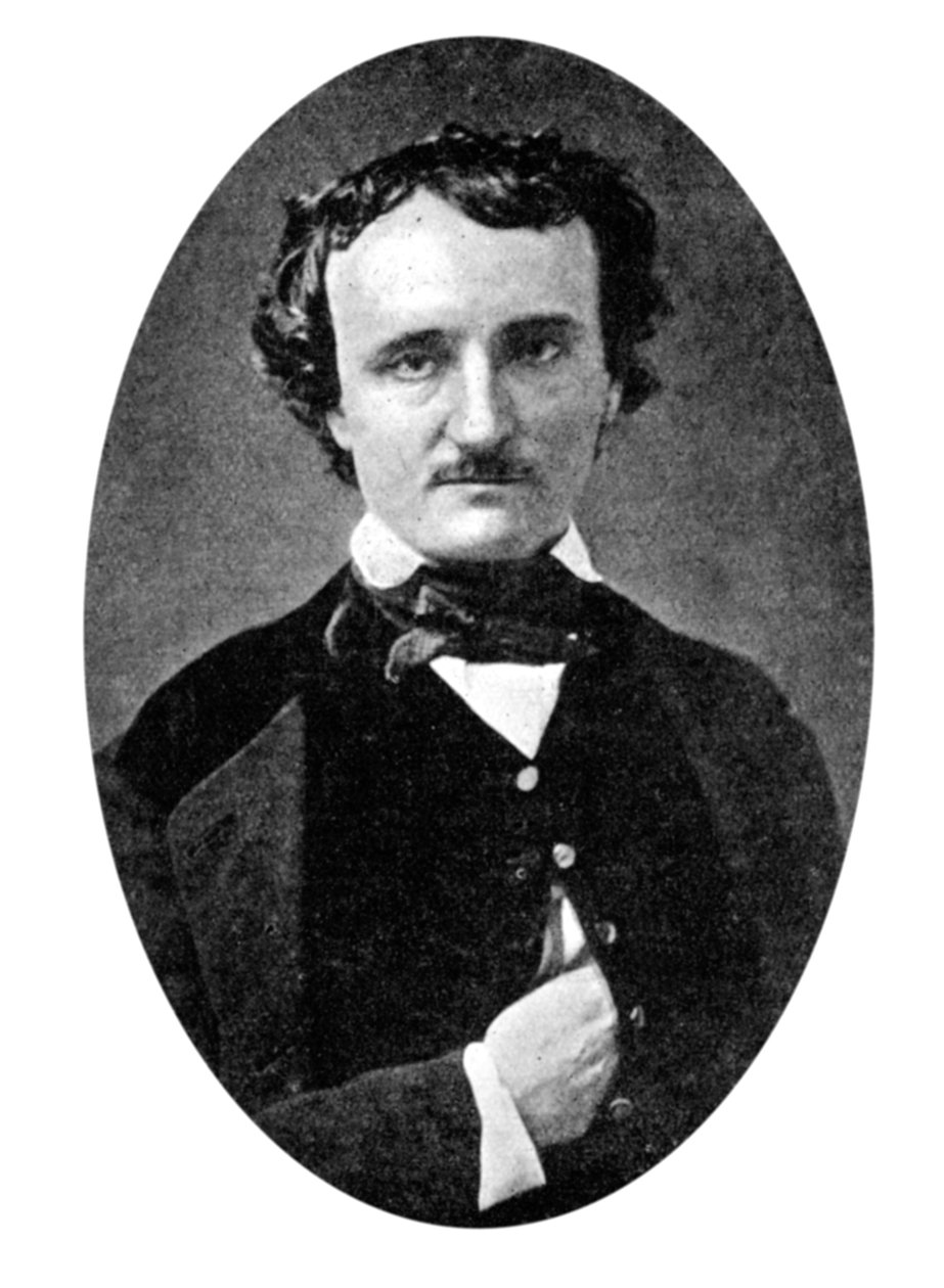Edgar Allan Poe 1809-1849, amerikansk forfatter og poet, tidlig på 1900-tallet av Unbekannt