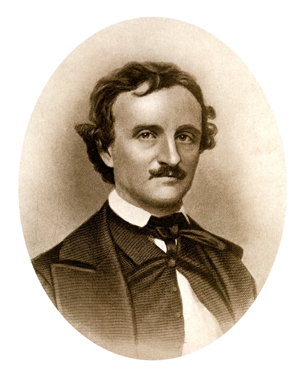 Edgar Allan Poe , amerikansk poet, novelleforfatter, redaktør og kritiker, 1909 av Unbekannt