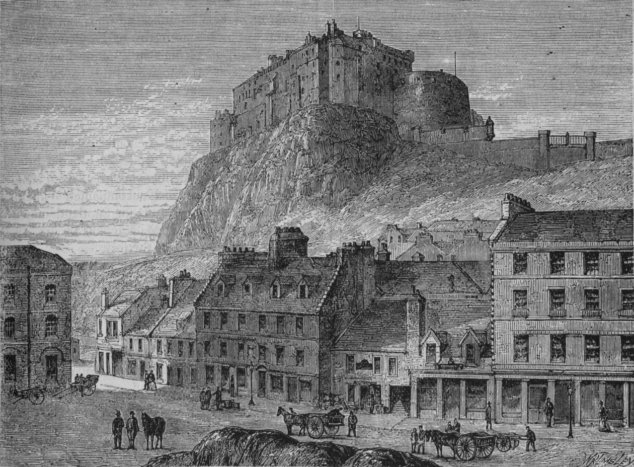 Edinburgh Castle, ca 1880 av Unbekannt