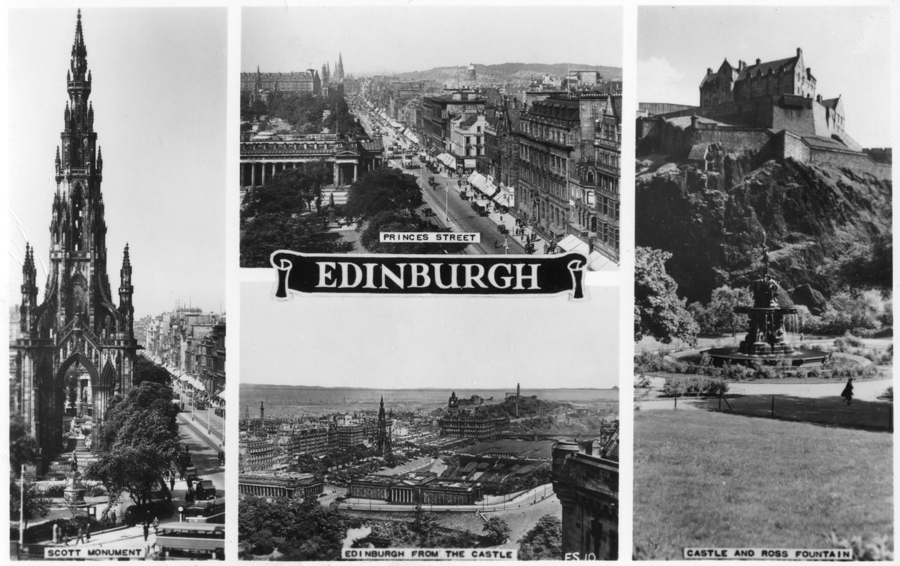 Edinburgh, Skottland, 1900-tallet av Unbekannt