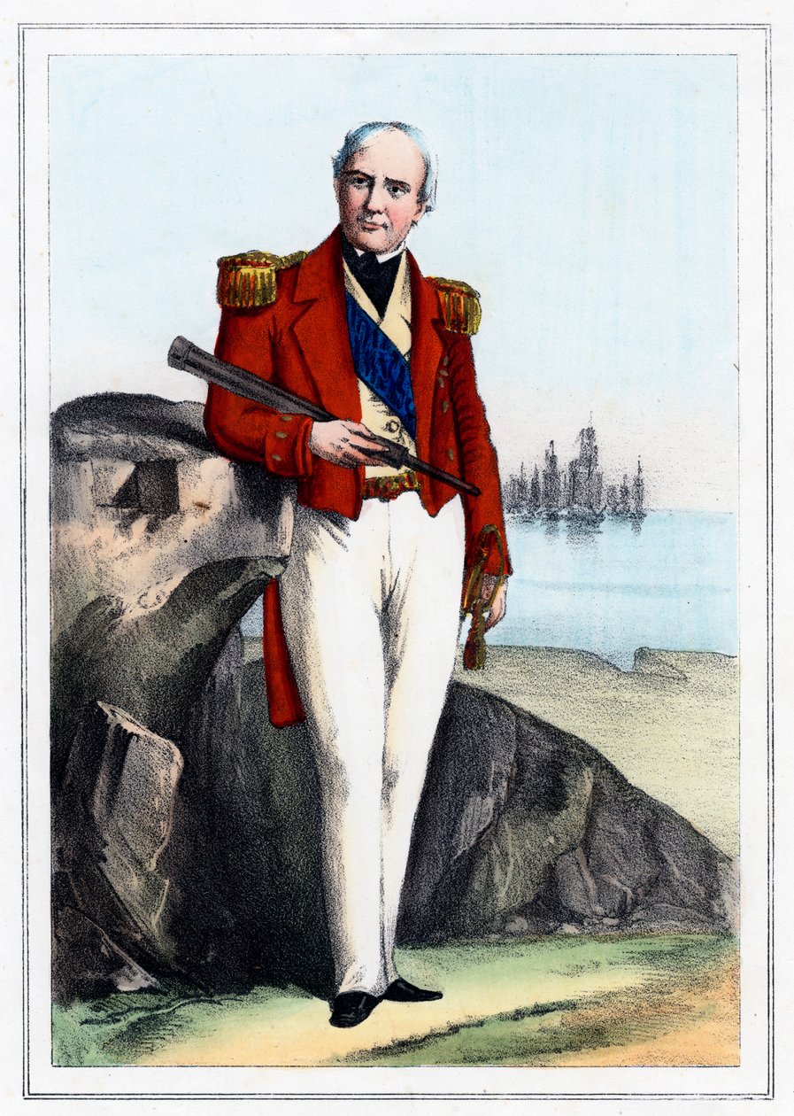 Edmund Lyons, 1st Baron Lyons, britisk marinekommandant, 1857 av Unbekannt