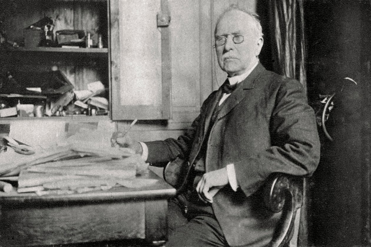 Edouard Branly , fransk fysiker, 1900 av Unbekannt