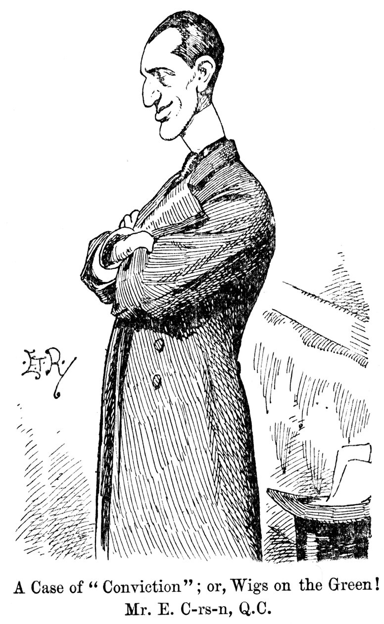 Edward Carson , irskfødt britisk politiker og jurist, 1898 av Unbekannt