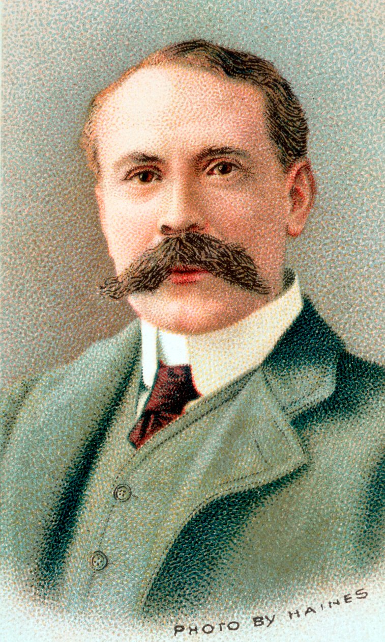 Edward Elgar , engelsk komponist, 1912. av Unbekannt
